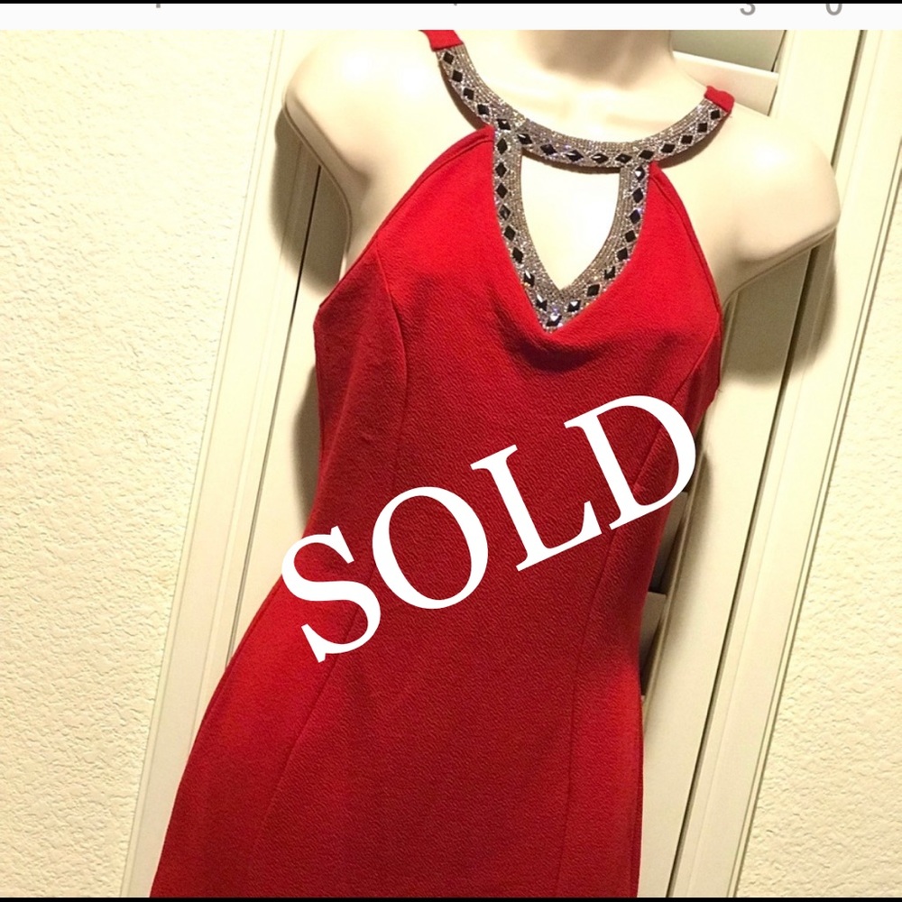 Red dress